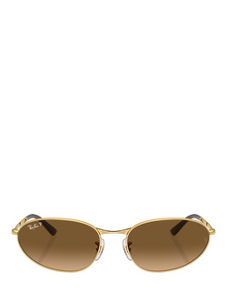 Ray-Ban RB3734 Unisex Gradient Sunglasses, Arista Gold - view 2, Arista Gold