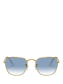 Ray-Ban RB3857 Unisex Frank Gradient Sunglasses, Gold - view 2, Gold