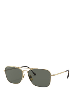 Ray-Ban RB8136 Unisex Classic Sunglasses, Gold, Gold