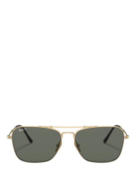 Ray-Ban RB8136 Unisex Classic Sunglasses, Gold - view 2, Gold
