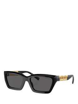 Tiffany & Co TF4213 Women's Rectangular Sunglasses, Black/Grey