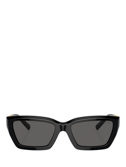 Tiffany & Co TF4213 Women's Rectangular Sunglasses - view 2, Black/Grey