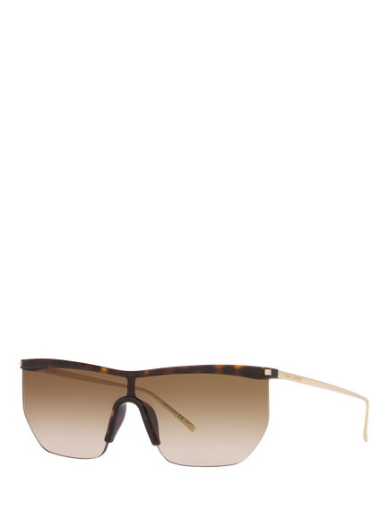 Yves Saint Laurent YS000366 Women's Irregular Gradient Sunglasses, Brown, Brown