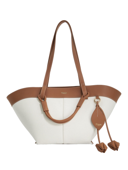 Dune London Daylight Twin Handle Tote Bag, Natural, Natural