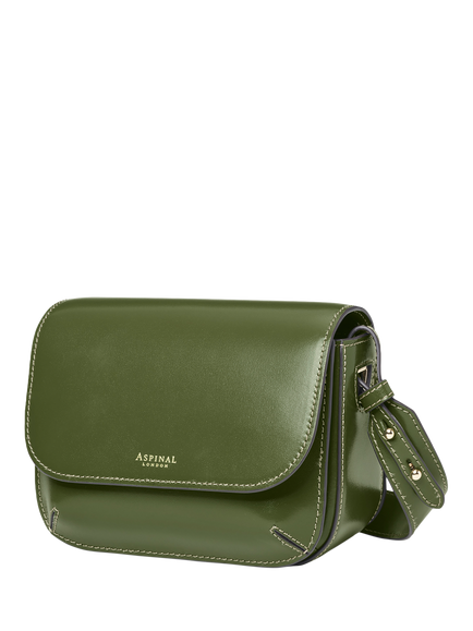 Aspinal of London Ella Crossbody Bag, Moss Green - view 2, Moss Green