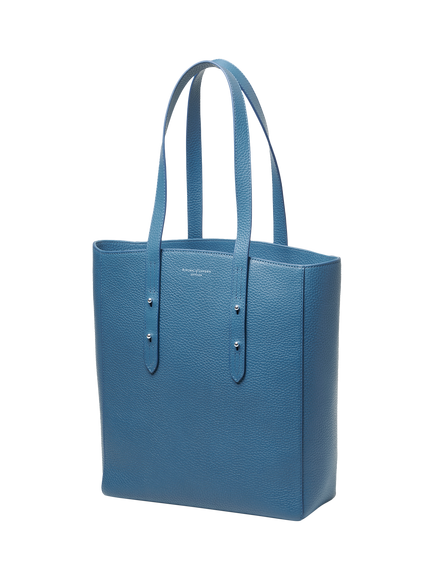 Aspinal of London Essential Leather Tote Bag - view 2, Topaz
