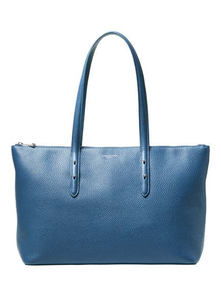 Aspinal of London Zipped Regent Leather Tote Bag, Topaz