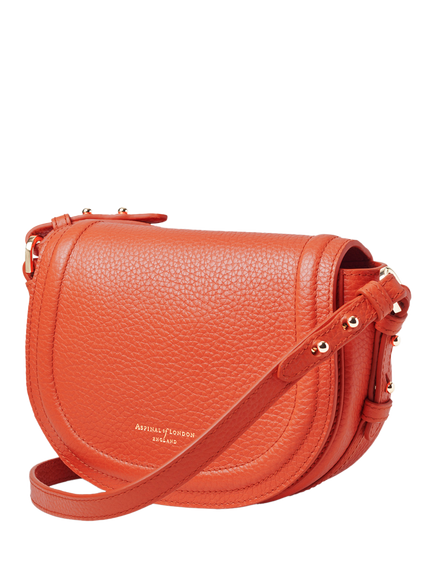 Aspinal of London Small Stella Satchel Crossbody Bag - view 2, Coral