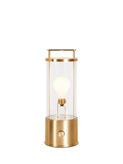 tala The Muse 2.0 Portable Rechargeable Outdoor Table Lamp, Solid Brass, Solid Brass