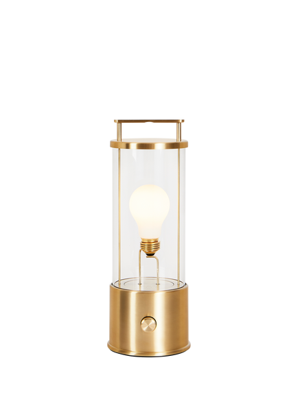 tala The Muse 2.0 Portable Rechargeable Outdoor Table Lamp, Solid Brass, Solid Brass