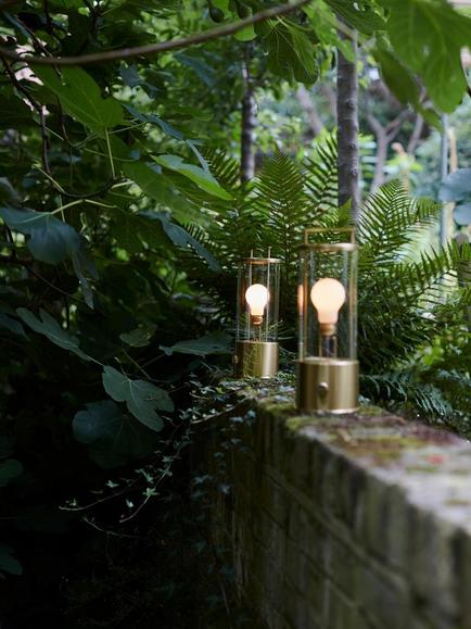 tala The Muse 2.0 Portable Rechargeable Outdoor Table Lamp, Solid Brass - view 2, Solid Brass