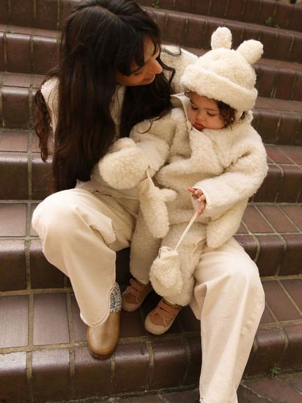 BINIBAMBA Snugglesuit, Milk - view 2, Milk