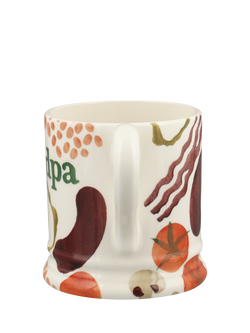 Emma Bridgewater Breakfast Grandpa Half Pint Earthenware Mug, 300ml - view 2, Multi