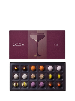 Hotel Chocolat A Twist of Tipsy Chocolate Box 18-Piece, 220g, Multi