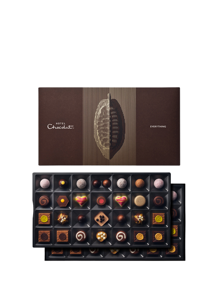 Hotel Chocolat Everything Chocolate Box 58-Piece, 665g, Multi