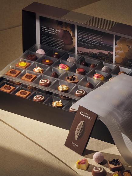 Hotel Chocolat Everything Chocolate Box 58-Piece, 665g - view 2, Multi