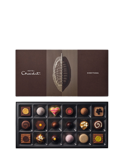 Hotel Chocolat Everything Chocolate Box 18-Piece, 210g, Multi