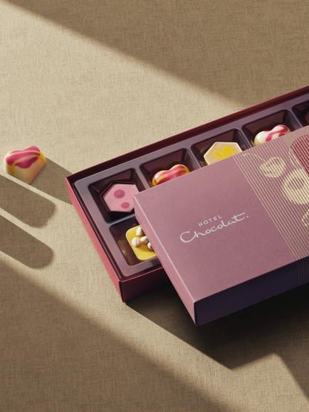 Hotel Chocolat Exuberantly Fruity Chocolate Box 9-Piece, 230g - view 2, Multi