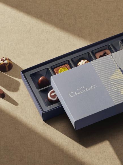 Hotel Chocolat Milk Devotee Chocolate Box 9-Piece, 99g - view 2, Multi