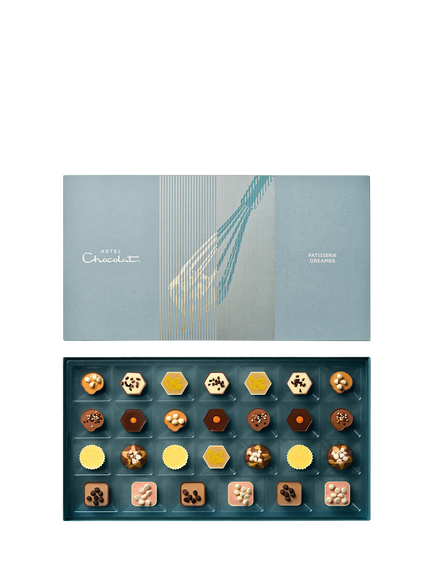 Hotel Chocolat Patisserie Dreamer Chocolate Box 27-Piece, 335g, Multi