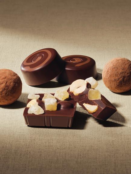 Hotel Chocolat Serious Dark Fix Chocolate Box 6-Piece, 72g - view 2, Multi