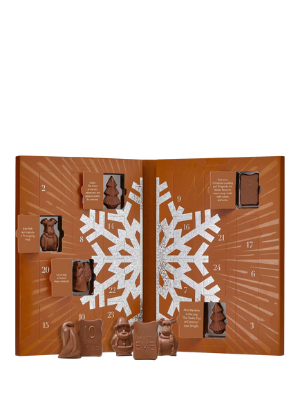 Hotel Chocolat Advent Calendar Caramel-Milk Chocolate, 125g - view 2, Multi