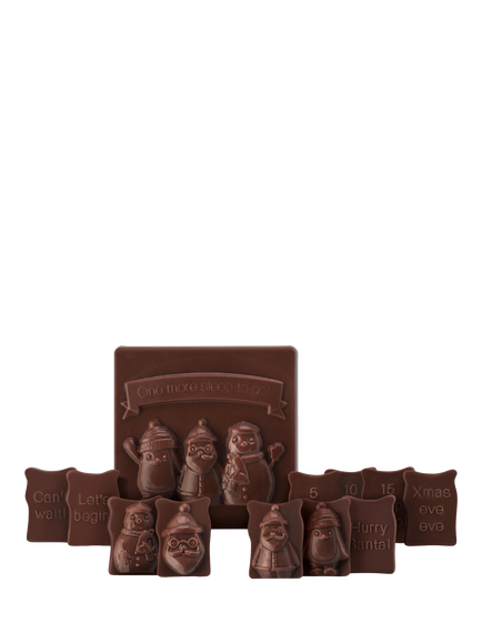 Hotel Chocolat Up to Snow Good Advent Calendar, 110g - view 2, Multi