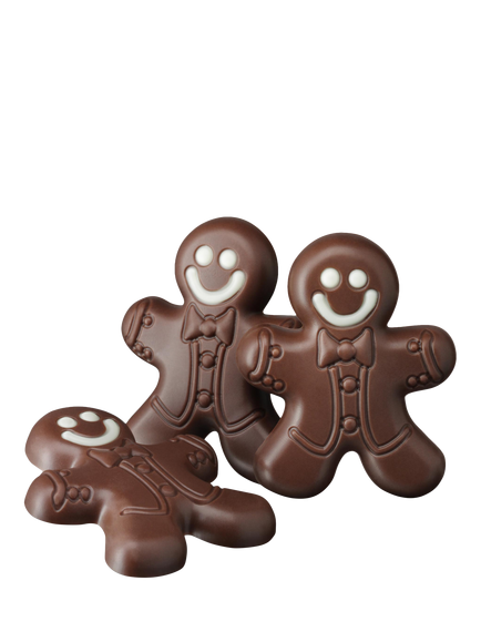 Hotel Chocolat A Dozen Gingerbread Men, 120g - view 2, Multi
