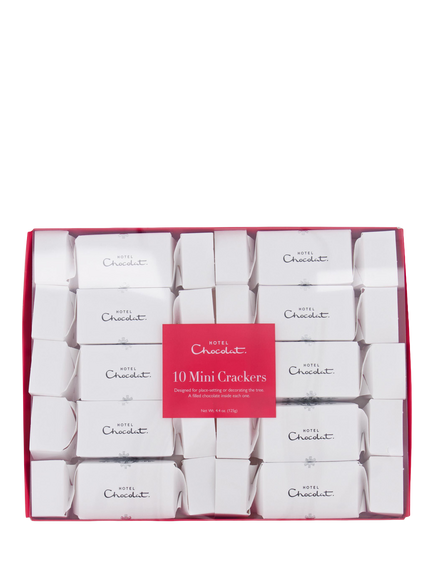 Hotel Chocolat Christmas Mini Crackers, 96g, Multi