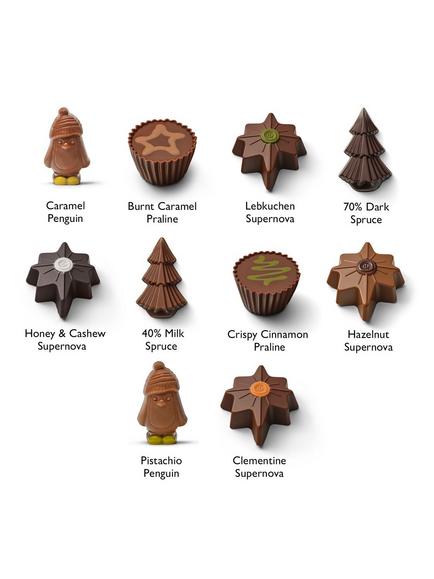 Hotel Chocolat Classic Christmas Selection, 210g - view 2, Multi