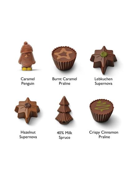Hotel Chocolat Classic Christmas 6-Piece, 73g - view 2, Multi