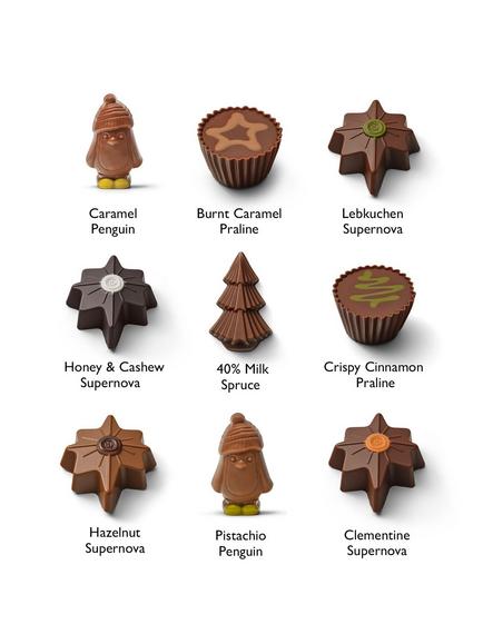 Hotel Chocolat Classic Christmas Selection, 105g - view 2, Multi