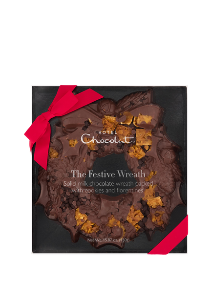 Hotel Chocolat The Festive Wreath, 450g, Multi