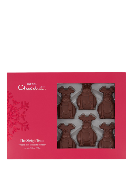 Hotel Chocolat Sleigh Team Milk Chocolate, 110g - view 2, Multi