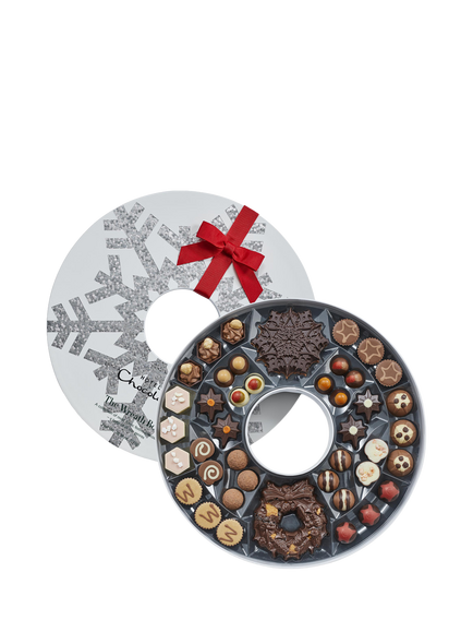 Hotel Chocolat The Wreath Chocolate Box, 595g, Multi
