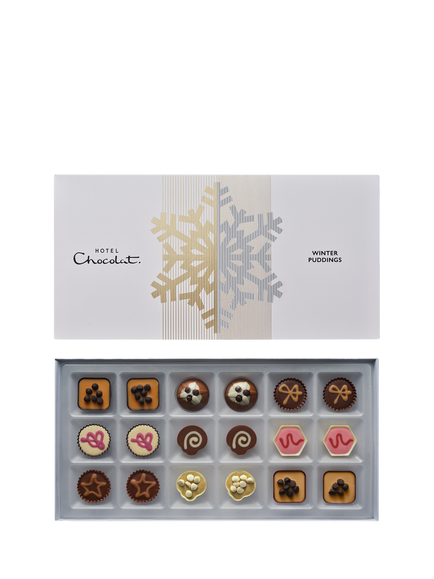 Hotel Chocolat Winter Puddings Selection, 240g, Multi