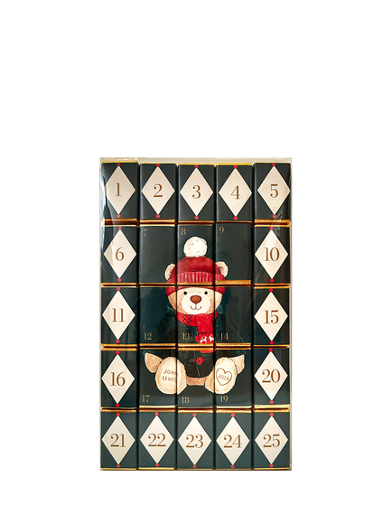 Lewis Bear Milk Chocolate Slims Advent Calendar, 250g, Multi