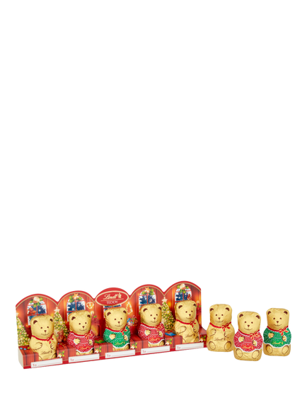 Lindt Milk Chocolate Teddy, 5x 50g - view 2, Multi