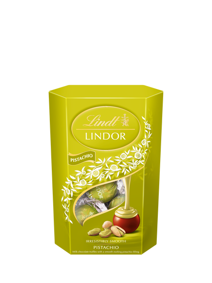 Lindt Lindor Pistachio Milk Chocolate Truffles, 200g, Multi