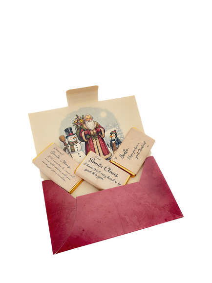 Charbonnel et Walker Letters to Santa Mini Milk Chocolate Bars, 30g - view 2, Multi