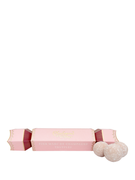 Charbonnel et Walker Pink Champagne Truffles Mini Cracker, 34g - view 2, Multi