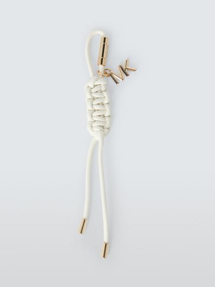 Michael Kors Braided Bag Charm, Eggshell, Eggshell