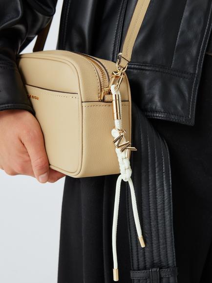 Michael Kors Braided Bag Charm, Eggshell - view 2, Eggshell