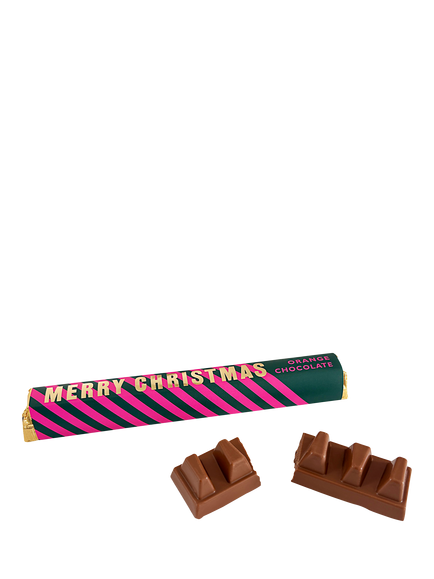 House of Dorchester Merry Christmas Milk Chocolate Orange Bar, 85g, Multi