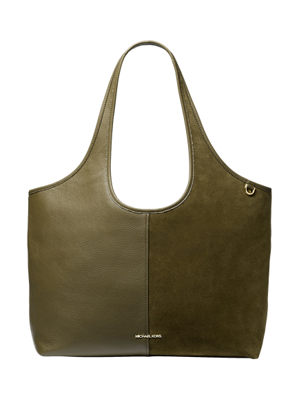 Michael Kors Henley Leather Shopper Bag, Loden, Loden