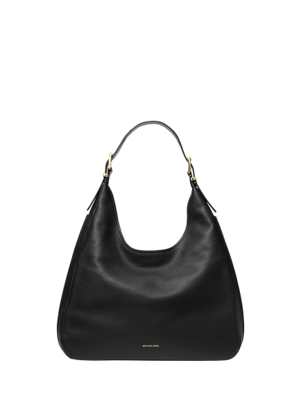 Michael Kors Nolita Leather Hobo Bag, Black