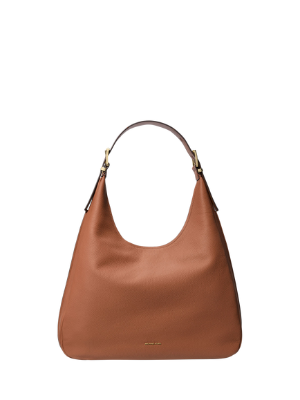 Michael Kors Nolita Leather Hobo Bag, Luggage