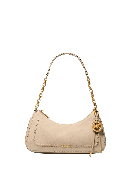 Michael Kors Nolita Leather Pouchette Shoulder Bag, Khaki