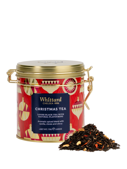 Whittard Festive Loose Tea Clip Top Tin, 120g, Multi