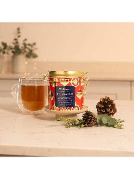 Whittard Festive Loose Tea Clip Top Tin, 120g - view 2, Multi